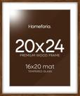 Porta-retratos Homeforia Brown High End Dark Oak 20x24 cm