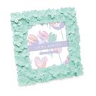 Porta-retratos Laura Ashley 10x10cm Resina artesanal verde menta