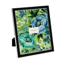 Porta-retratos Laura Ashley 8x10 Black Enamel Silver Edge
