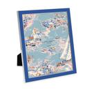 Porta-retratos Laura Ashley Riverside Blue 8x10" Metal Edge