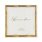 Porta-retratos Lawrence Frames Bamboo Design 10x10cm dourado