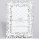 Porta-retratos Lawrence Frames Jasmond Silver Metal 4x6