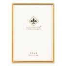 Porta-retratos Lawrence Frames Simply Gold Metal 9x13cm