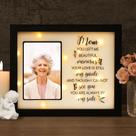 Porta-retratos LED Shadow Box Fabuday Sympathy Memorial 4x6