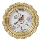 Porta-retratos LIHOLO Vintage 3x3 Round Gold Antique