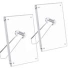 Porta-retratos NIUBEE 8,5x11 em acrílico com ímãs, pacote com 2 unidades, transparente