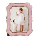 Porta-retratos PHAREGE Vintage Pink Gold para fotos 5x7