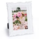 Porta-retratos PHAREGE White Vintage 19,6 x 24,5 cm para fotos 5x7