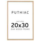Porta-retratos Puthiac Oak Wood 20x30cm bege (1 pacote)