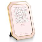 Porta-retratos RICHFOCUS 5x7 Enamel Octagon Pink Metal Frame Metal