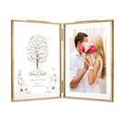 Porta-retratos Rising Star Brass Frame Double 8x10