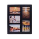 Porta-retratos UMICAL 4x6 de 5 aberturas com vidro resistente a estilhaços Porta-retratos UMICAL 4x6 de 5 aberturas com vidro resistente a estilhaços