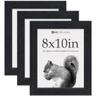 Porta-retratos VCK Black Oak Wood 8x10 Conjunto de 3 - 20x25cm Porta-retratos VCK Black Oak Wood 8x10 Conjunto de 3 - 20x25cm