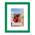 Porta-retratos Vittanly 20x25cm verde para 13x18cm com acrílico