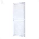 Porta riobras aluminio de giro laminada branca direita 215x85x6.5 - a130.2
