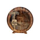 Porta Rolhas De Vinho e Espumante Quadro De Parede ou Mesa Redondo Decorativo MDF