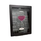 Porta Rolhas De Vinho e Espumante Quadro De Parede Retangular Decorativo MDF