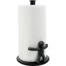 Porta Rolo de Papel Toalha Criativo Suporte BUDDY UMBRA Preto