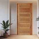 Porta Roma Tauari Batente 14 Puxador Tubo 800cm 102 X 210cm Rodam Abertura Esquerda