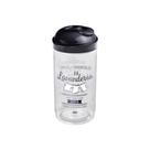 Porta Sabao em Po de Plastico com Tampa Rosqueavel 1,4 litros 1kg de sabao po decorado 6288 preto