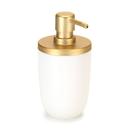 Porta Sabonete Líquido 500ml Branco com Tampa Dourada Fosca - 1973 Arhi Porta Sabonete Líquido 500ml Branco com Tampa Dourada Fosca - 1973 Arhi