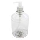 Porta Sabonete Liquido 500Ml Modelo Pump Cristal Simples e Elegante Para Higienização 1 Unidade