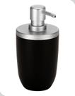 Porta Sabonete Líquido 500ml Preto e Prata Arthi Porta Sabonete Líquido 500ml Preto e Prata Arthi