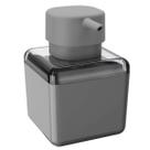 Porta Sabonete Líquido Cube 330ml Cinza Frio e Fumê 20878/0116 Coza Porta Sabonete Líquido Cube 330ml Cinza Frio e Fumê 20878/0116 Coza