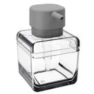 Porta Sabonete Liquído Cube 330ml Cristal 20878/0009 Coza Porta Sabonete Liquído Cube 330ml Cristal 20878/0009 Coza