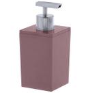 Porta Sabonete Líquido de Acrílico Quadrado Rose Gold Bagno 350ML