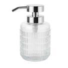 Porta Sabonete Líquido de Vidro 400 ml Prata - Quanhe