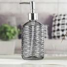 Porta Sabonete Líquido de Vidro em cristal 400 ml