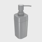 Porta Sabonete Líquido Splash Poliestireno Cinza Frio 290ml - Coza Porta Sabonete Líquido Splash Poliestireno Cinza Frio 290ml - Coza