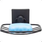 Porta Sabonete Saboneteira Dupla Face 3m Arthi Black Preto