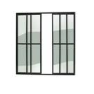 PORTA SACADA 4 FOLHAS 210x200 COM TRINCO PRETO LINHA 20 NORMTIZADA