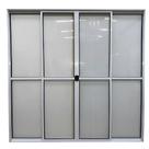 Porta Sacada 4 Folhas aluminio branco C/trinco 2,10x1,50