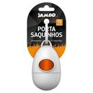 Porta Sacola Cata Caca De Plastico Com 1 Rolo Friend Branco - Jambo Porta Sacola Cata Caca De Plastico Com 1 Rolo Friend Branco - Jambo