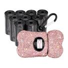 Porta-Sacos para Cães SAVORI Bling Rhinestone - Com 150 Sacos Porta-Sacos para Cães SAVORI Bling Rhinestone - Com 150 Sacos