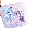 Porta sanduíche infantil quadrado princesa fozen da tupperware