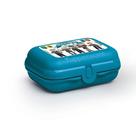 Porta sanduíche infantil snack pequeno da tupperware