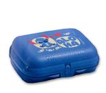 Porta sanduíche infantil snack pequeno stitch ohana da tupperware Porta sanduíche infantil snack pequeno stitch ohana da tupperware
