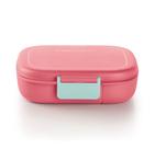 Porta sanduíche quadrado descomplica rosa quartzo da tupperware