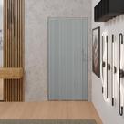 Porta Sanfonada de PVC 135x210cm Bariri - TK Cor:Cinza