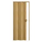 Porta Sanfonada de PVC 210x60cm Permatti Cerejeira Madeira Porta Sanfonada de PVC 210x60cm Permatti Cerejeira Madeira
