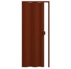 Porta Sanfonada de PVC 210x60cm Permatti Mogno Liso Porta Sanfonada de PVC 210x60cm Permatti Mogno Liso