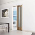 Porta Sanfonada de PVC Translucida 210cm x 84cm Plastporta BCF