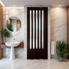Porta Sanfonada de PVC Translucida 210cm x 96cm Plastporta BCF