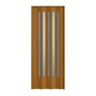 Porta Sanfonada de PVC Translucido 210cm x 60cm Plastporta Bcf Marrom/Cerejeira com Porta Sanfonada de PVC Translucido 210cm x 60cm Plastporta Bcf Marrom/Cerejeira com