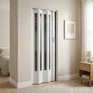 Porta Sanfonada de PVC Translucido 210cm x 84cm Plastporta Bcf Branco Porta Sanfonada de PVC Translucido 210cm x 84cm Plastporta Bcf Branco