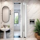 Porta Sanfonada de PVC Translucido 210cm x 84cm Plastporta Bcf Branco Porta Sanfonada de PVC Translucido 210cm x 84cm Plastporta Bcf Branco